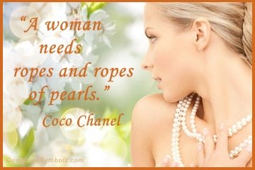 Pearls quote Coco Chanel