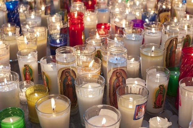 Veladora Religious candles